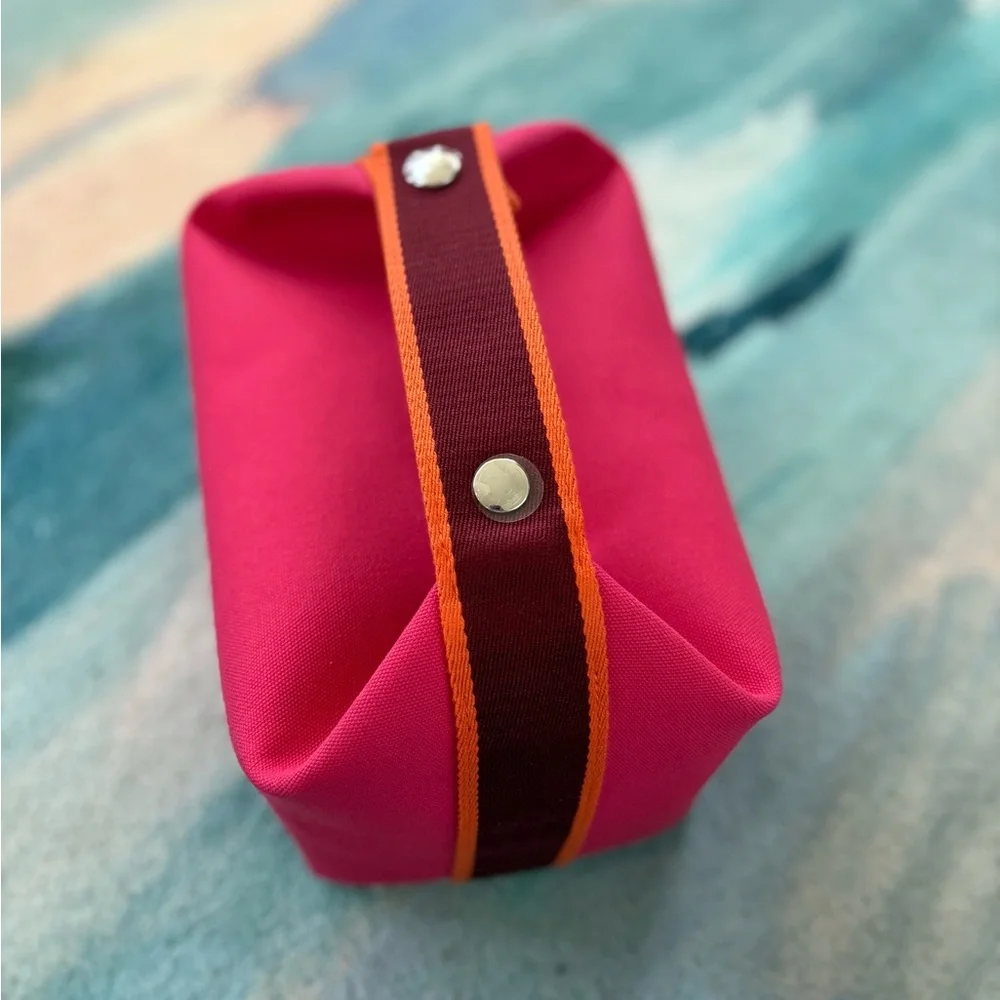 Hermes Bride de Brac Case, Hisbiscus,  GM size - Picture 4 of 6